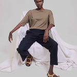 The Waist Tape Trouser in Navy