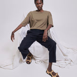 The Waist Tape Trouser in Navy