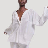 The Pascale Blouse in White