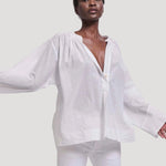 The Pascale Blouse in White