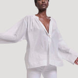 The Pascale Blouse in White