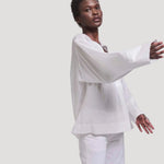 The Pascale Blouse in White
