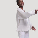 The Pascale Blouse in White