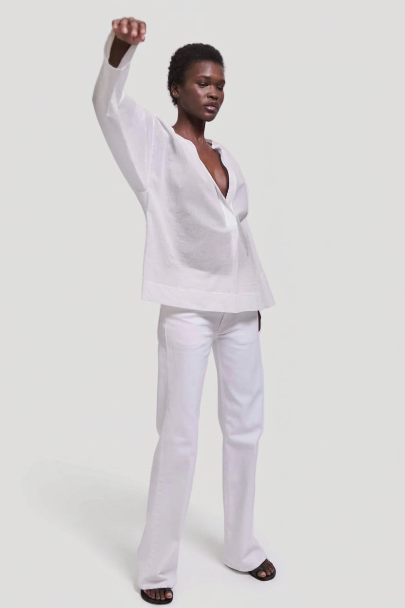 The Pascale Blouse in White