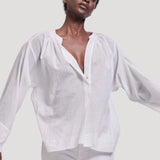 The Pascale Blouse in White