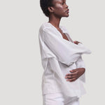 The Pascale Blouse in White