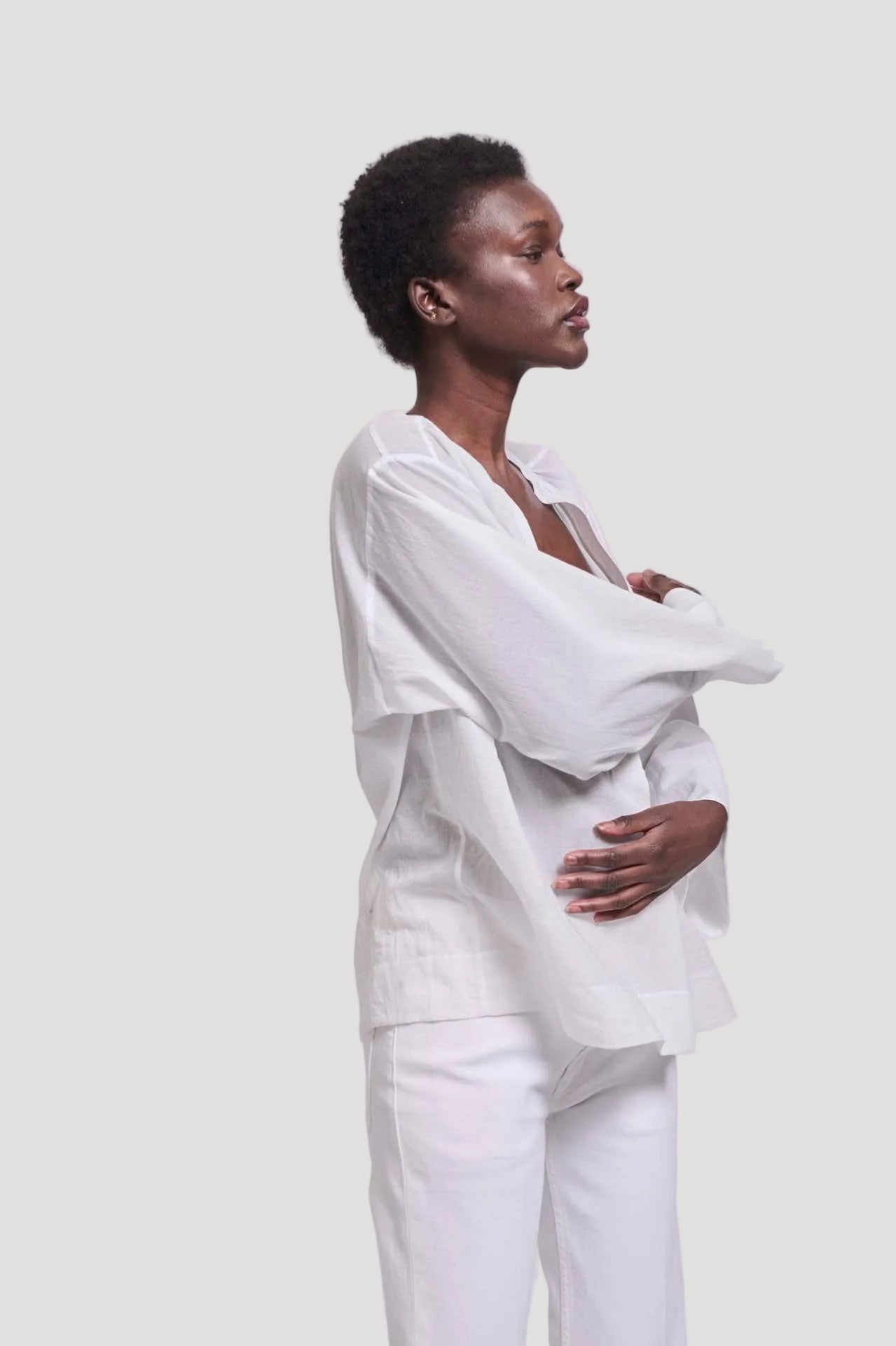 The Pascale Blouse in White