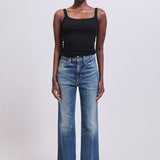 The Kenickie Blind Crease in Ione Indigo