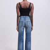 The Kenickie Blind Crease in Ione Indigo