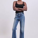 The Kenickie Blind Crease in Ione Indigo