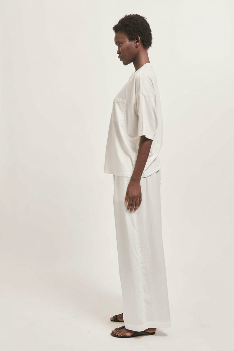 The Boxy Tee in White