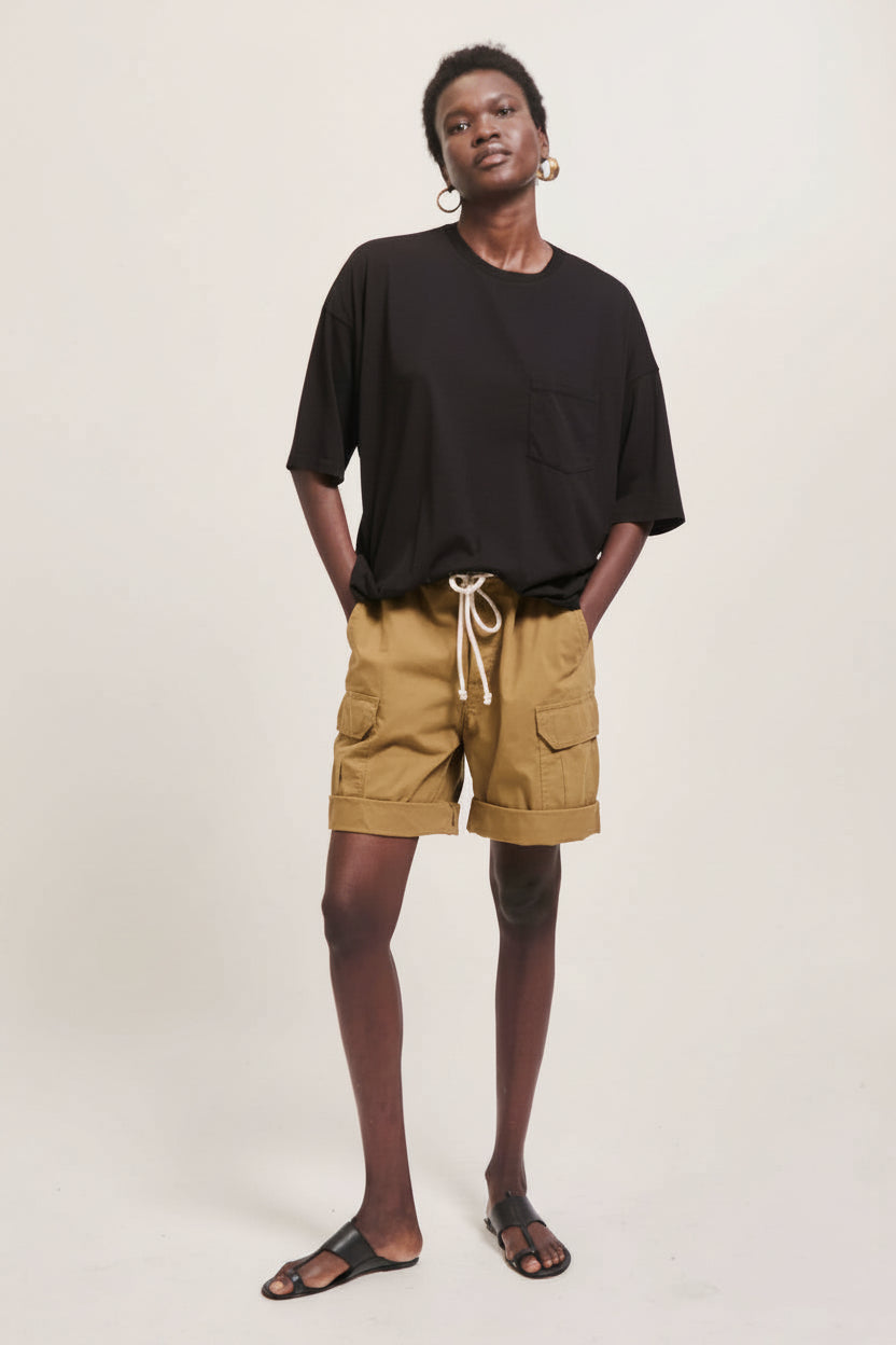 The Boxy Tee in Black
