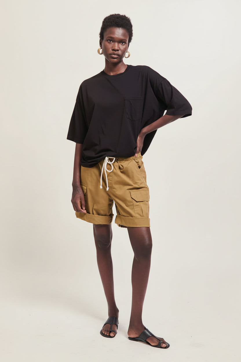 The Boxy Tee in Black