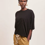 The Boxy Tee in Black