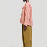 The Pascale Blouse in Dusty Peach