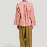 The Pascale Blouse in Dusty Peach