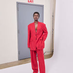 The Oversized Blazer in Red