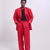 The Oversized Blazer in Red