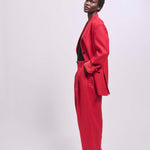 The Oversized Blazer in Red