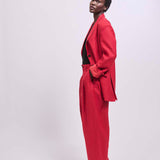 The Oversized Blazer in Red