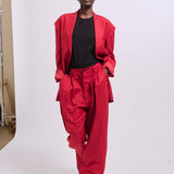 The Oversized Blazer in Red