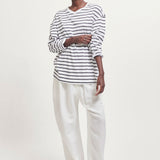 The Tapered Trouser in White