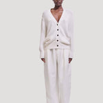 The Welt Pocket Cardigan in White