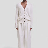 The Tapered Trouser in White