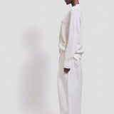 The Tapered Trouser in White