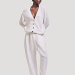 The Welt Pocket Cardigan in White