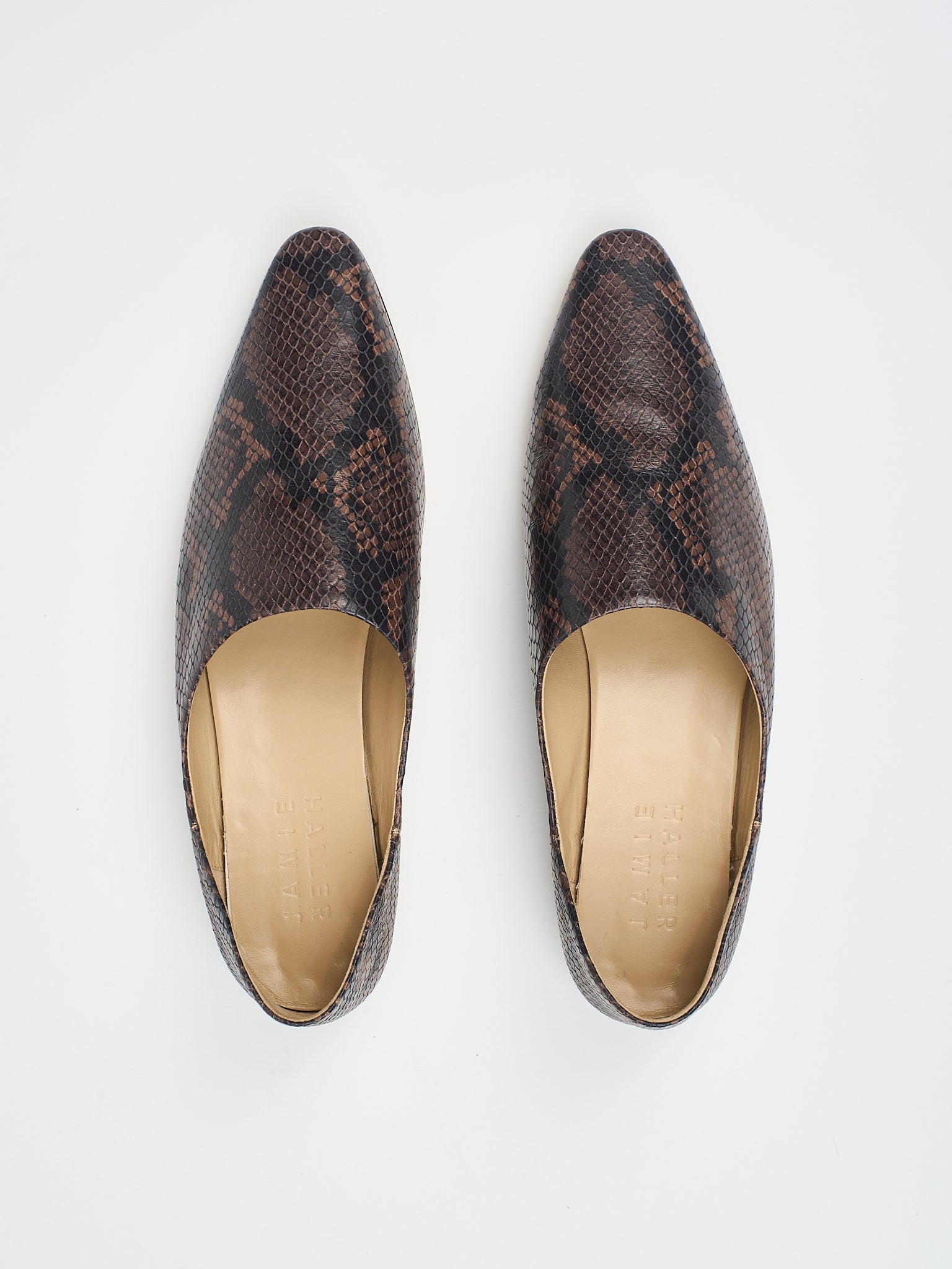 The Mule in Burgundy Cobra Flat Front