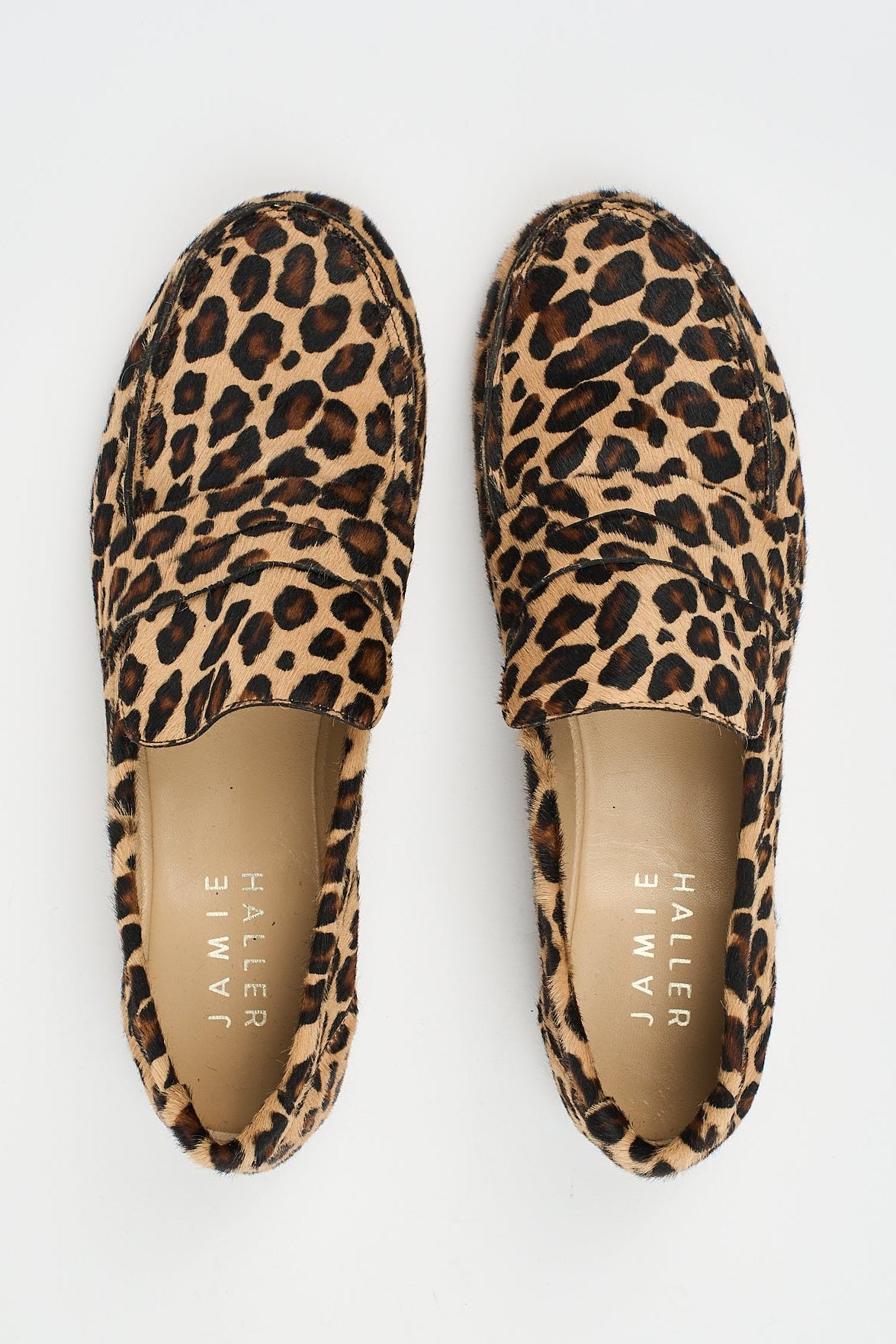 The Penny Loafer in Ponyhair Leopard Flat