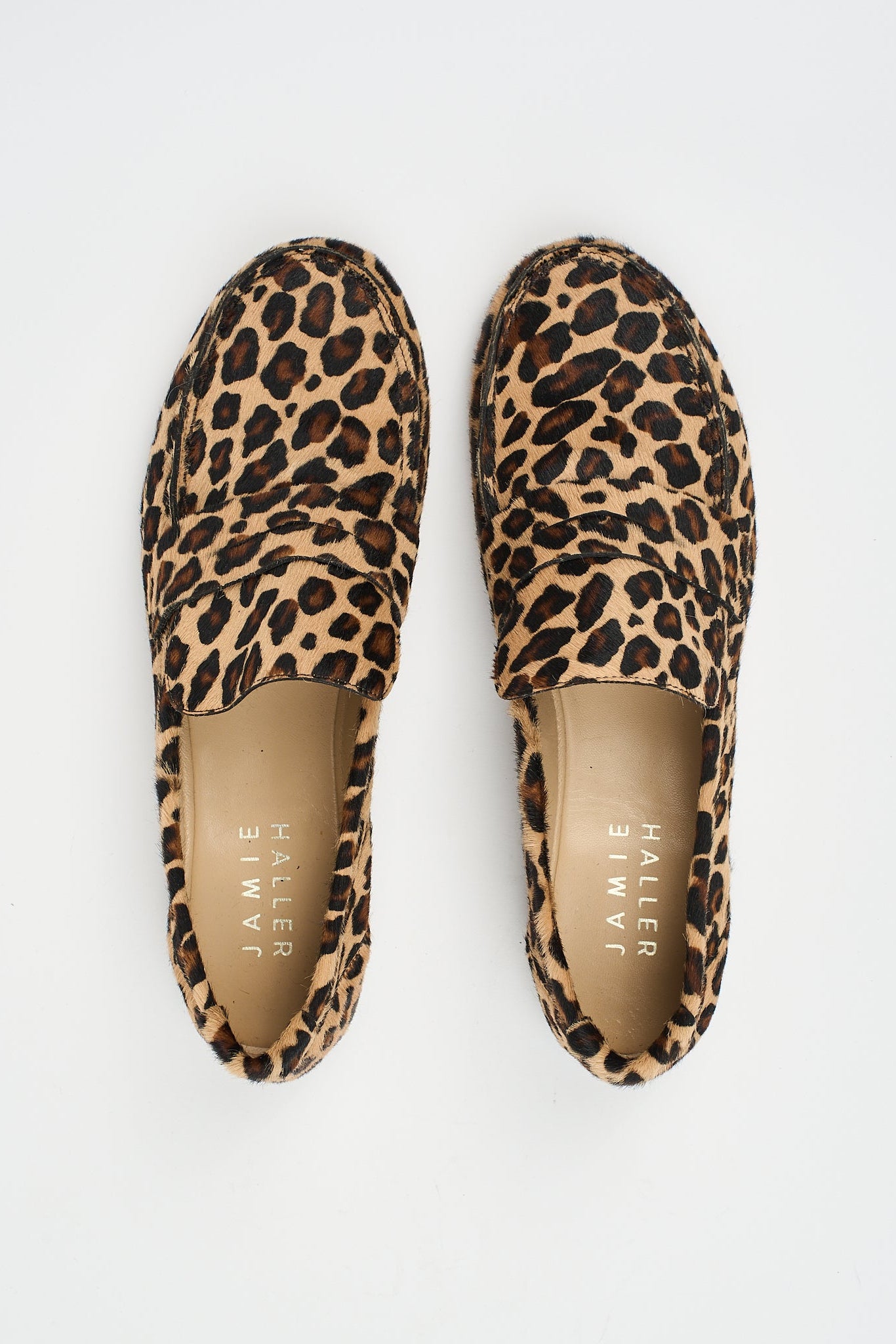 The Penny Loafer in Ponyhair Leopard Flat