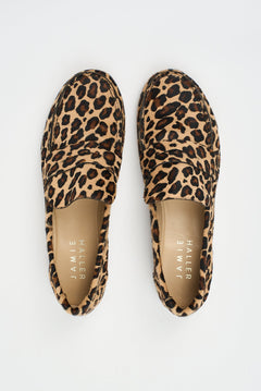 The Penny Loafer in Ponyhair Leopard Flat