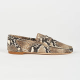 The Penny Loafer in Embossed Python Side View
