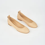 The Point Ballet in Soft Tan Angled Front View