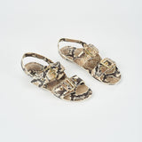The Double Buckle Sandal in Python - Jamie Haller