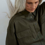 The Big Shirt in Colonial Green