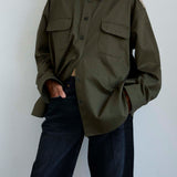 The Big Shirt in Colonial Green