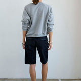 The Finished Hem Short in Washed Black
