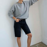 The Daily Sweatshirt in Heather Grey