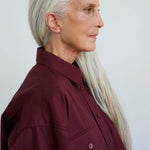 The Big Shirt in Burgundy