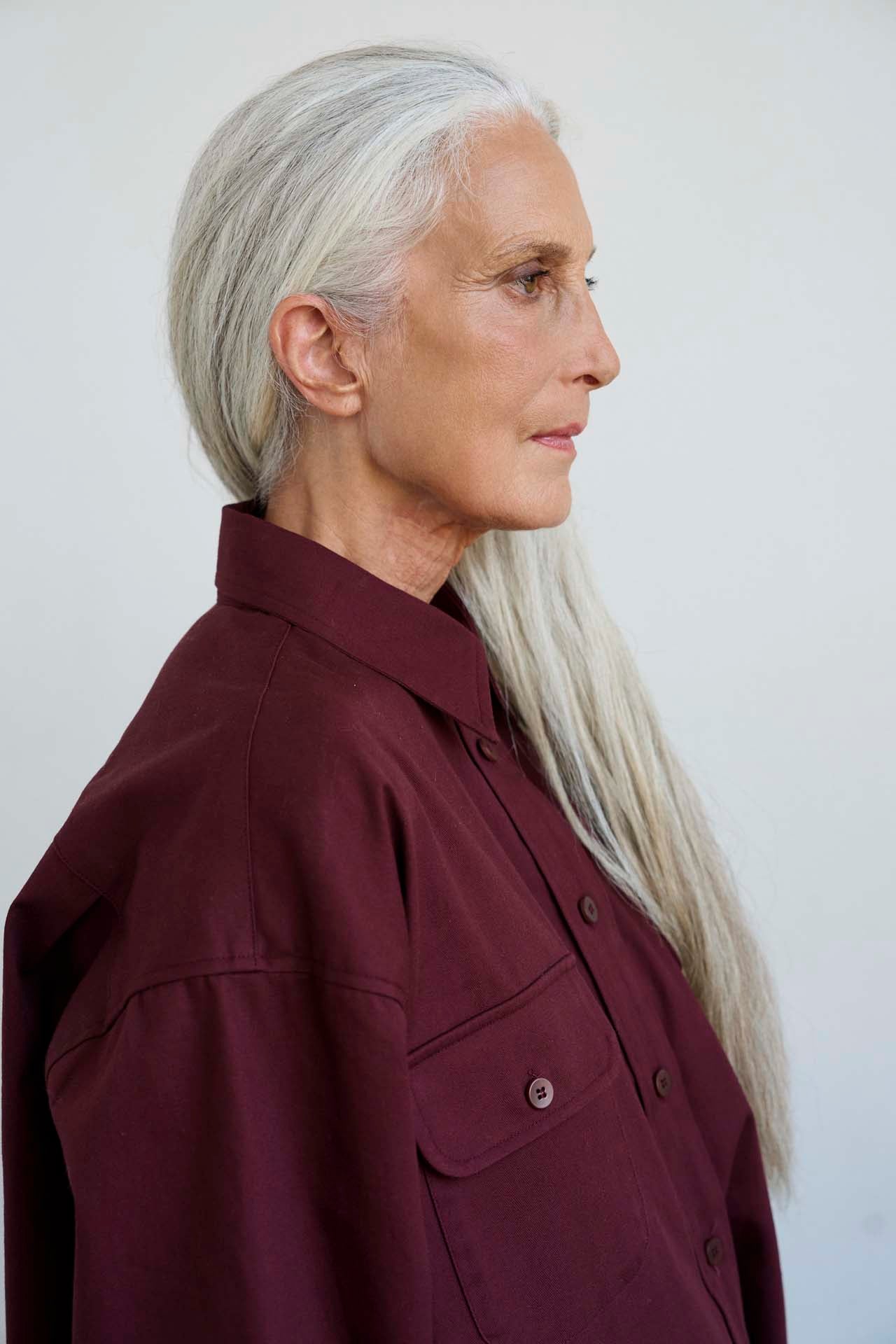The Big Shirt in Burgundy