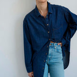 The Essential Shirt in Raw Rinse