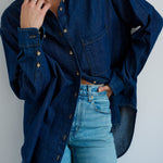 The Essential Shirt in Raw Rinse
