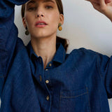 The Essential Shirt in Raw Rinse