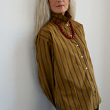 The Weekend Shirt in Goldenrod Stripe