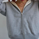 The Bird Hoodie in Heather Grey