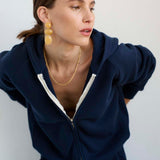 The Bird Hoodie in Navy