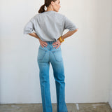 The Crease Jean in Worn Indigo